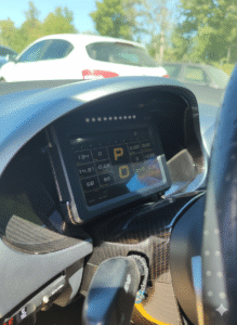 prd Dash 7 mount it on custom dash 3d printed cluster from darklight3d. for seat ibiza 6L cupra fr