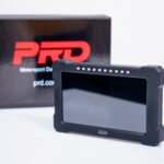 PRD GT 7 digital motorsport display showing RPM, MAP, AFR, CLT, and IAT on a color screen