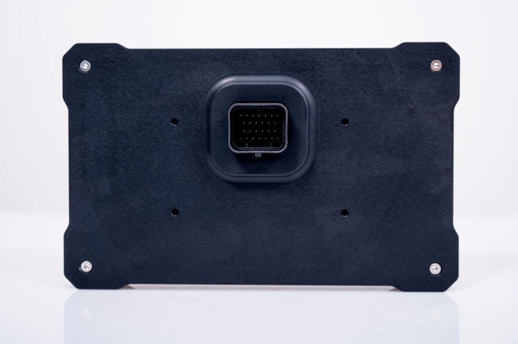 PRD GT 7 digital motorsport display showing RPM, MAP, AFR, CLT, and IAT on a color screen