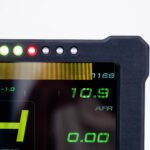 PRD GT 7 digital motorsport display showing RPM, MAP, AFR, CLT, and IAT on a color screen